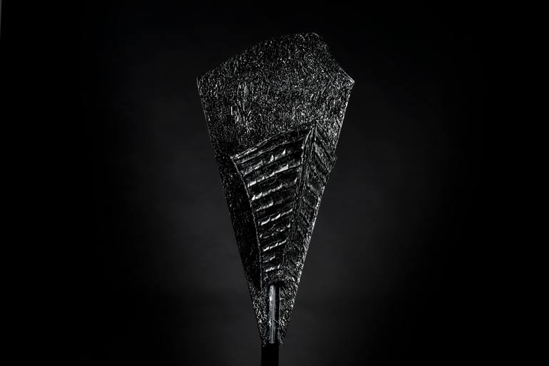 Original Futurism Outer Space Sculpture by Luca Lamperti