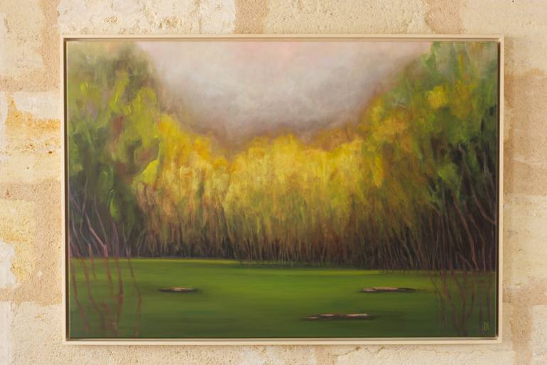 Original Abstract Landscape Painting by Gabrielle Neau