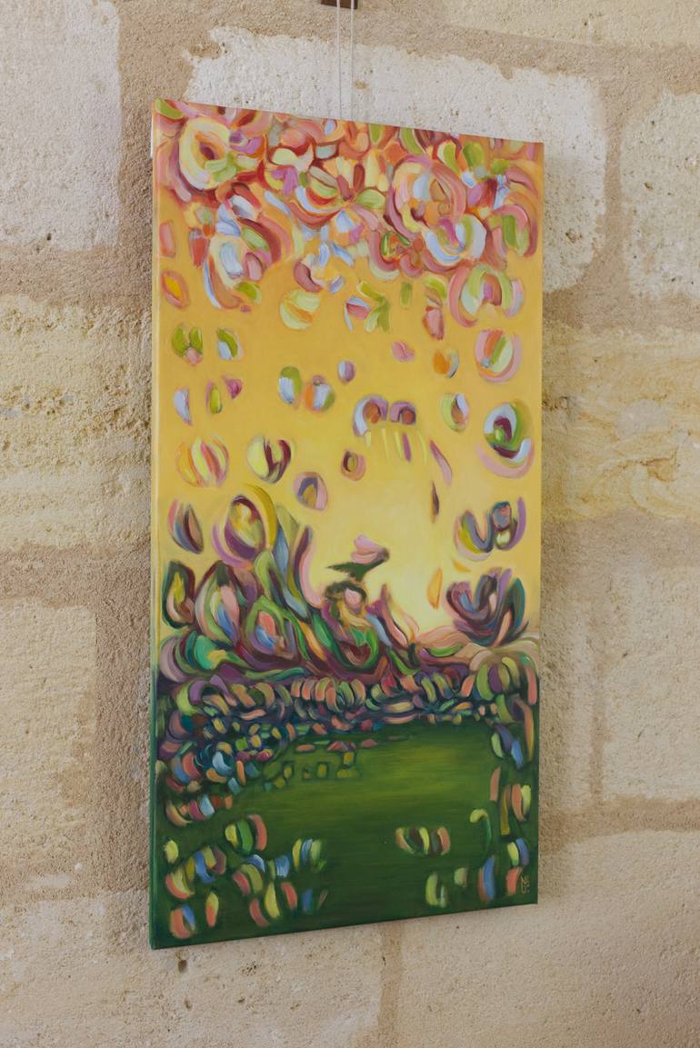 Original Surrealism Abstract Painting by Gabrielle Neau