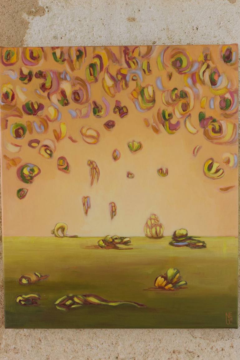 Original Surrealism Landscape Paintings by Gabrielle Neau