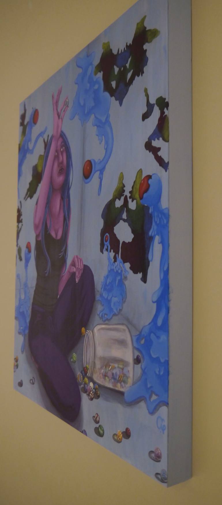 Original Contemporary Women Painting by Ola Sawan