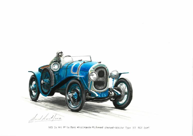 Original Realism Car Paintings by Marcel Auret