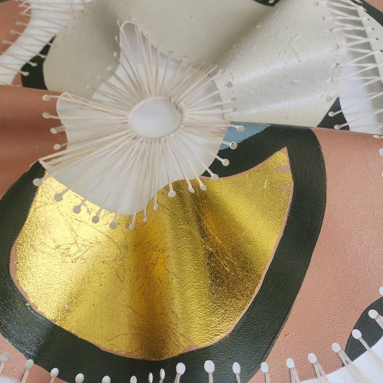 Original Contemporary Abstract Mixed Media by Samantha Sadik