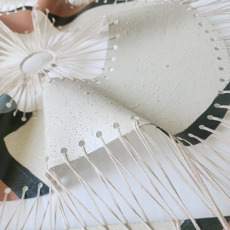 Original Contemporary Abstract Mixed Media by Samantha Sadik