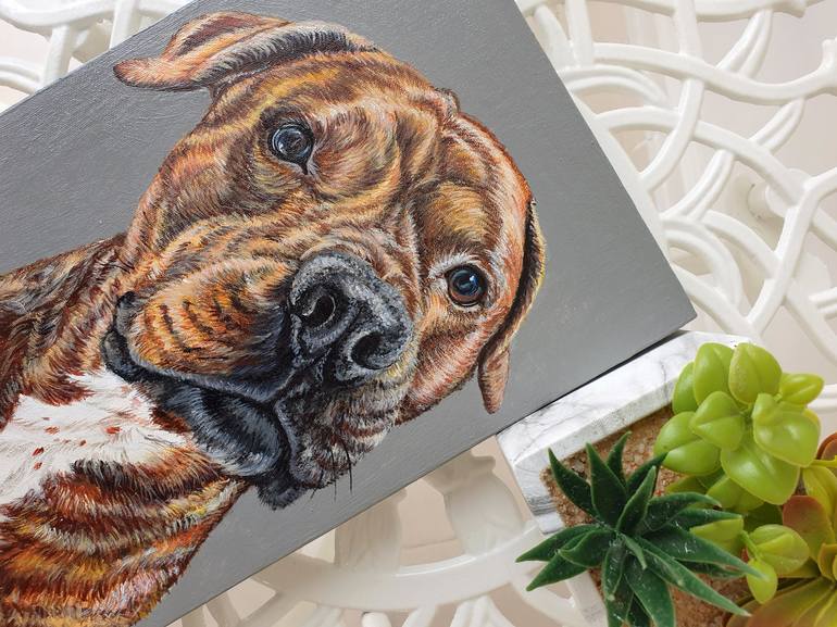 Original Photorealism Animal Painting by Antonina Pavlic