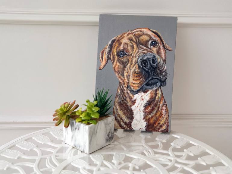 Original Photorealism Animal Painting by Antonina Pavlic