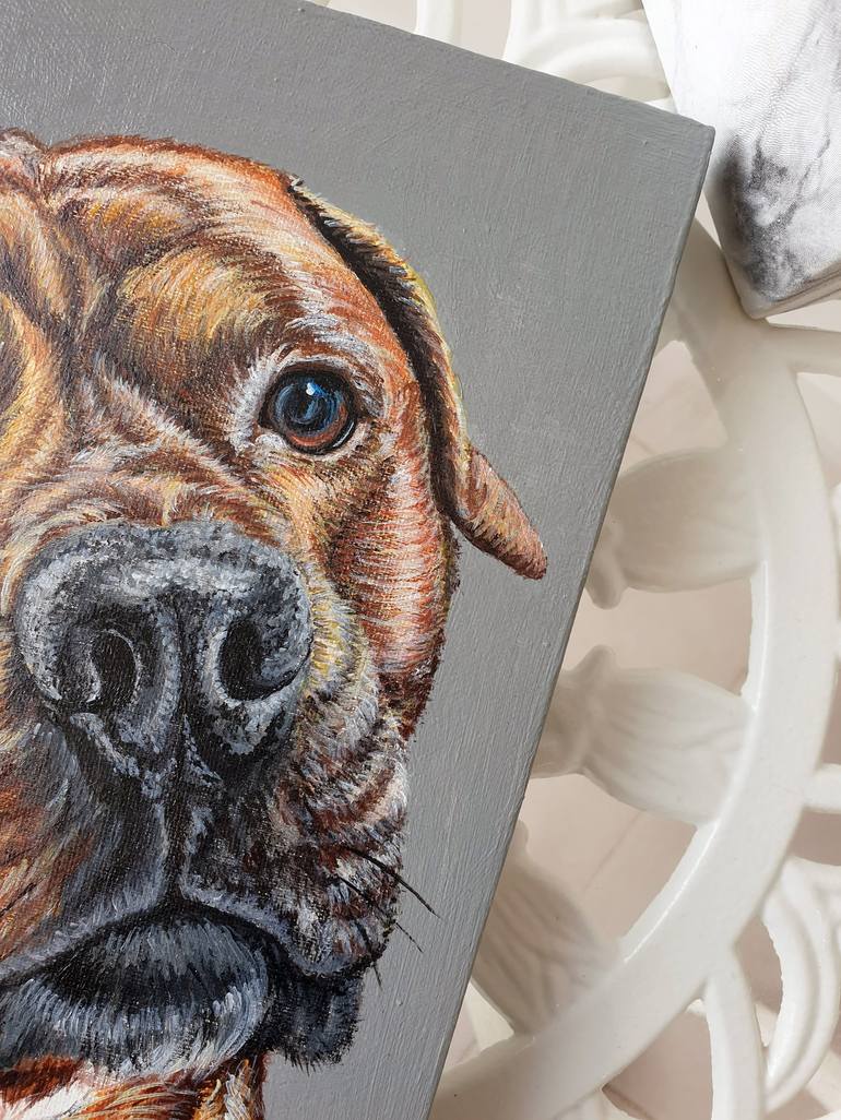 Original Photorealism Animal Painting by Antonina Pavlic