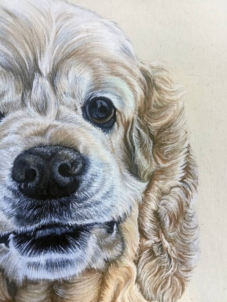 Original Photorealism Animal Painting by Antonina Pavlic