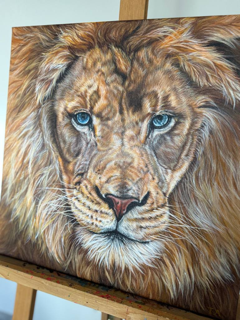 Original Photorealism Animal Painting by Antonina Pavlic
