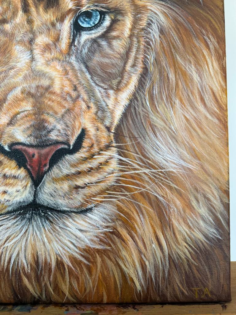 Original Photorealism Animal Painting by Antonina Pavlic