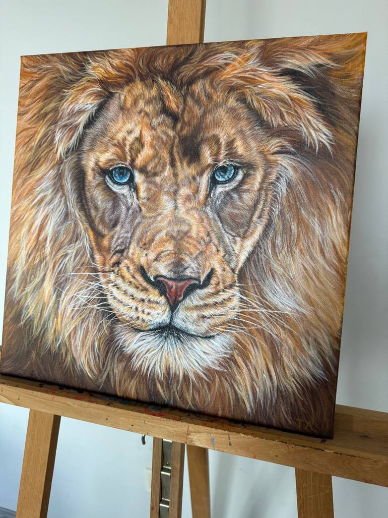 Original Photorealism Animal Painting by Antonina Pavlic
