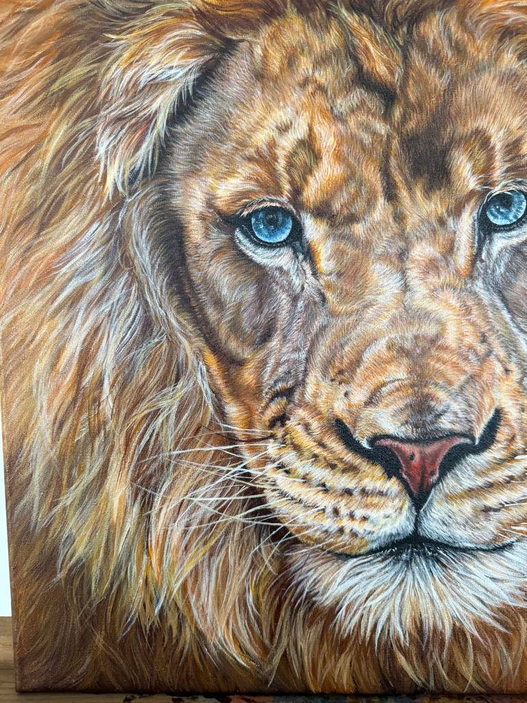 Original Photorealism Animal Painting by Antonina Pavlic