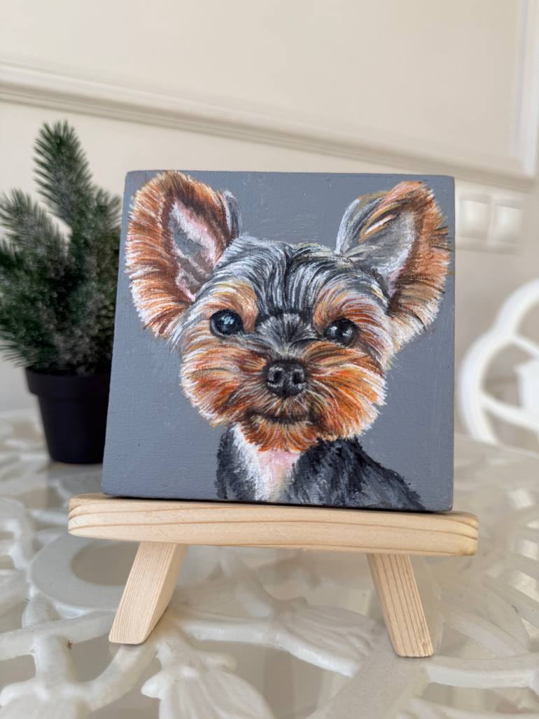 Original Photorealism Animal Painting by Antonina Pavlic