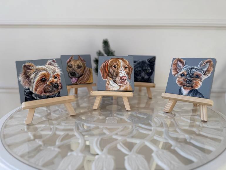 Original Photorealism Animal Painting by Antonina Pavlic