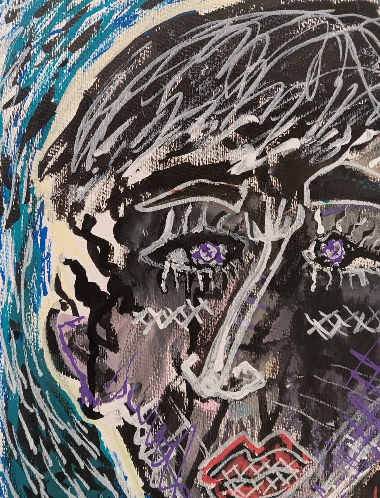 Original Abstract Expressionism Abstract Drawing by David López Gómez