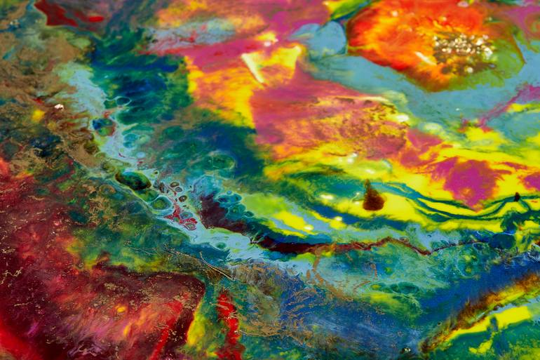 Original Contemporary Abstract Painting by Yulia Yunic