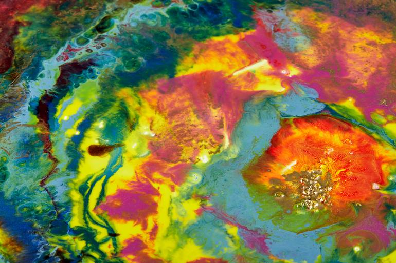 Original Contemporary Abstract Painting by Yulia Yunic