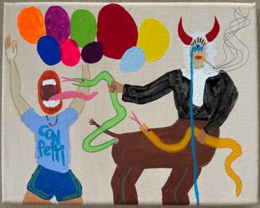 Original Expressionism Politics Paintings by M The Star