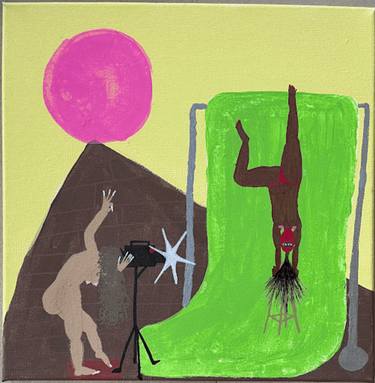 Original Figurative Women Paintings by M The Star