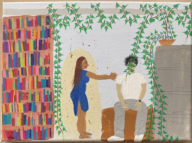 Original Contemporary People Paintings by M The Star