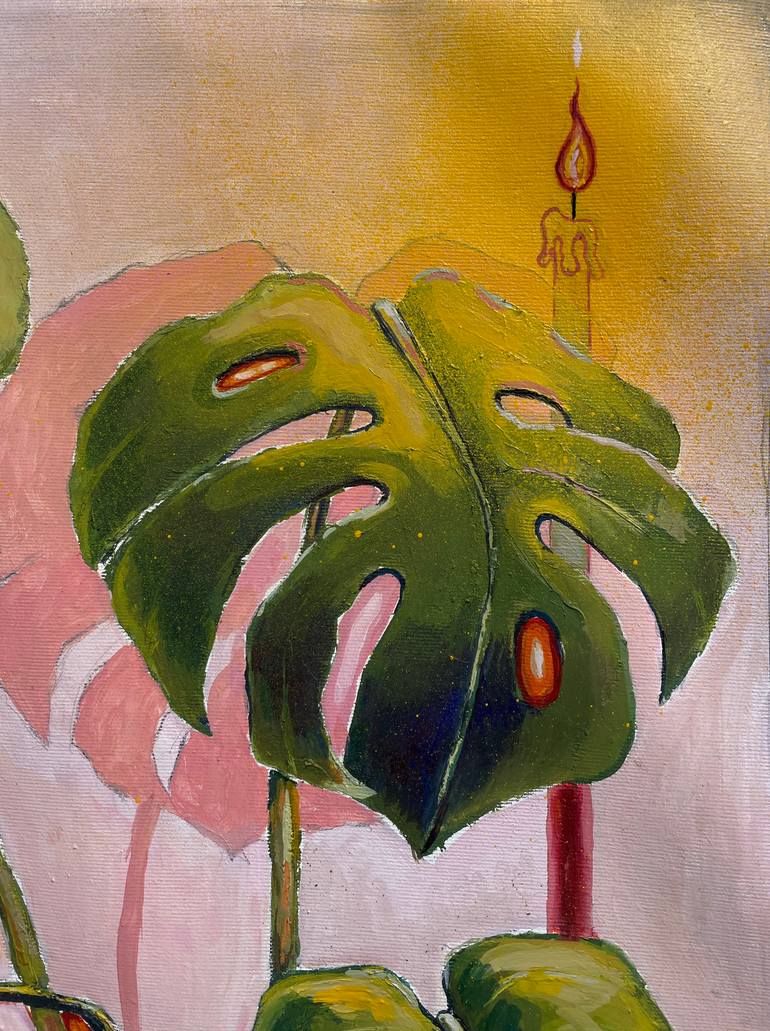 Original Conceptual Botanic Painting by Pavlo Melnyk