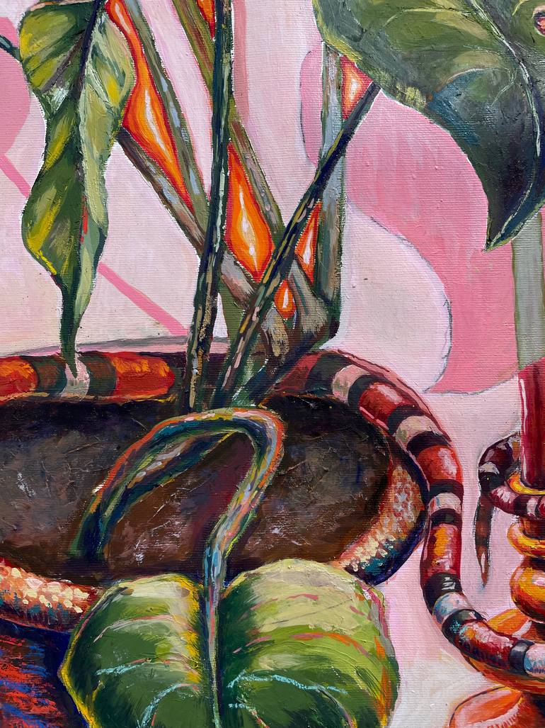 Original Conceptual Botanic Painting by Pavlo Melnyk