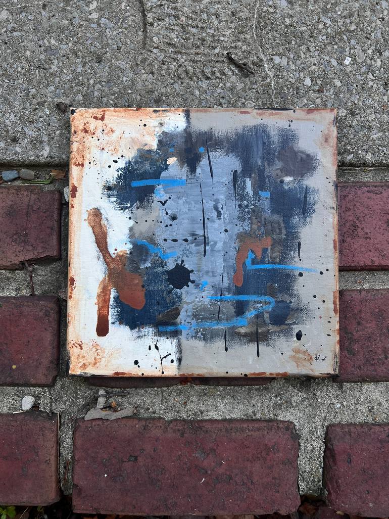 Original Abstract Expressionism Abstract Painting by Alla Haidash