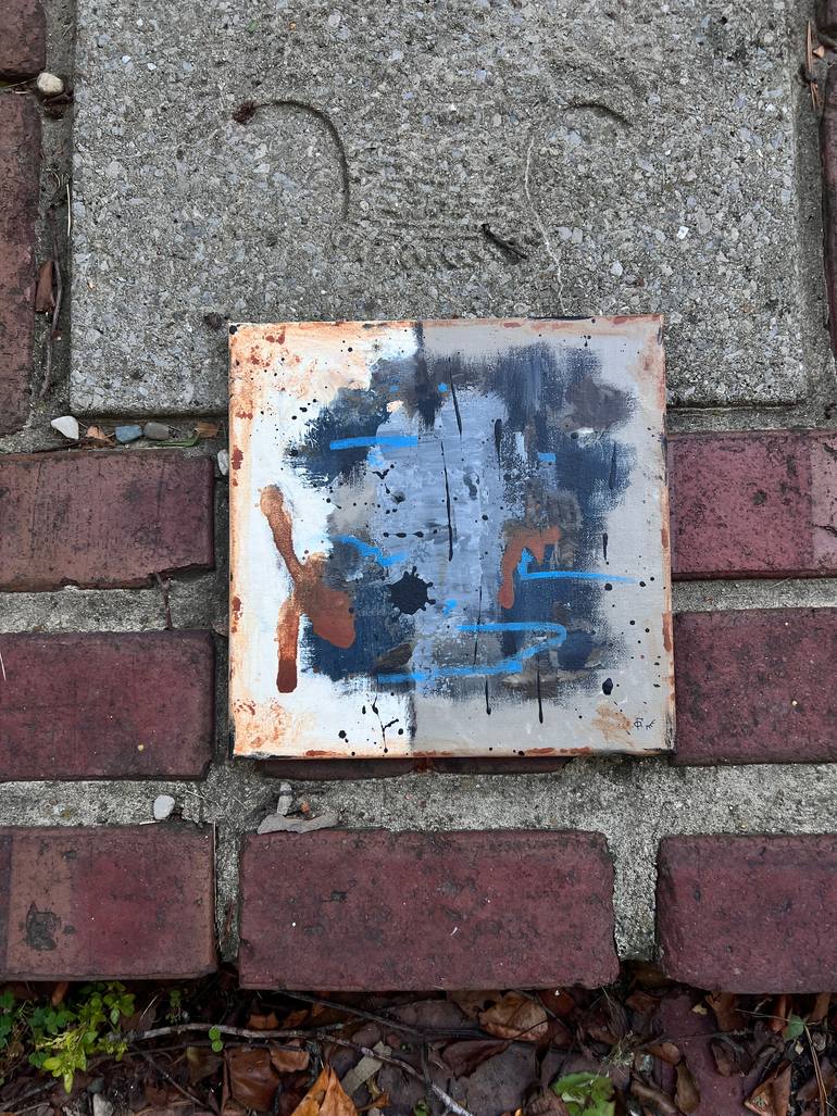 Original Abstract Expressionism Abstract Painting by Alla Haidash