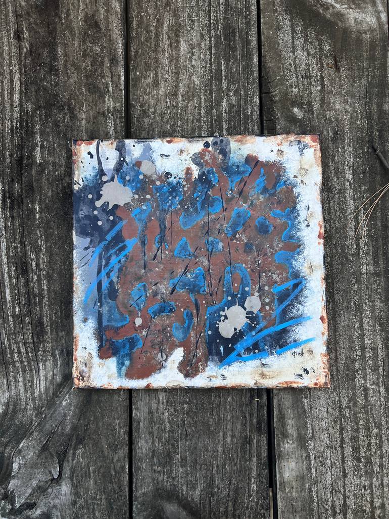 Original Abstract Expressionism Abstract Painting by Alla Haidash