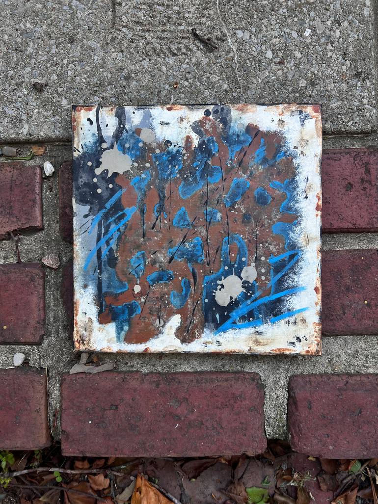 Original Abstract Expressionism Abstract Painting by Alla Haidash