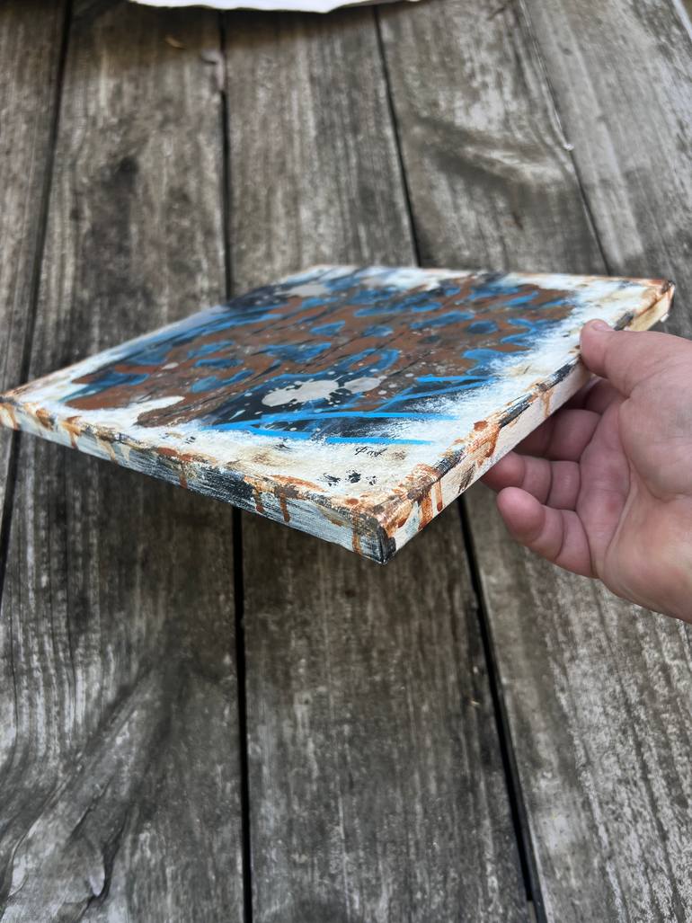 Original Abstract Expressionism Abstract Painting by Alla Haidash