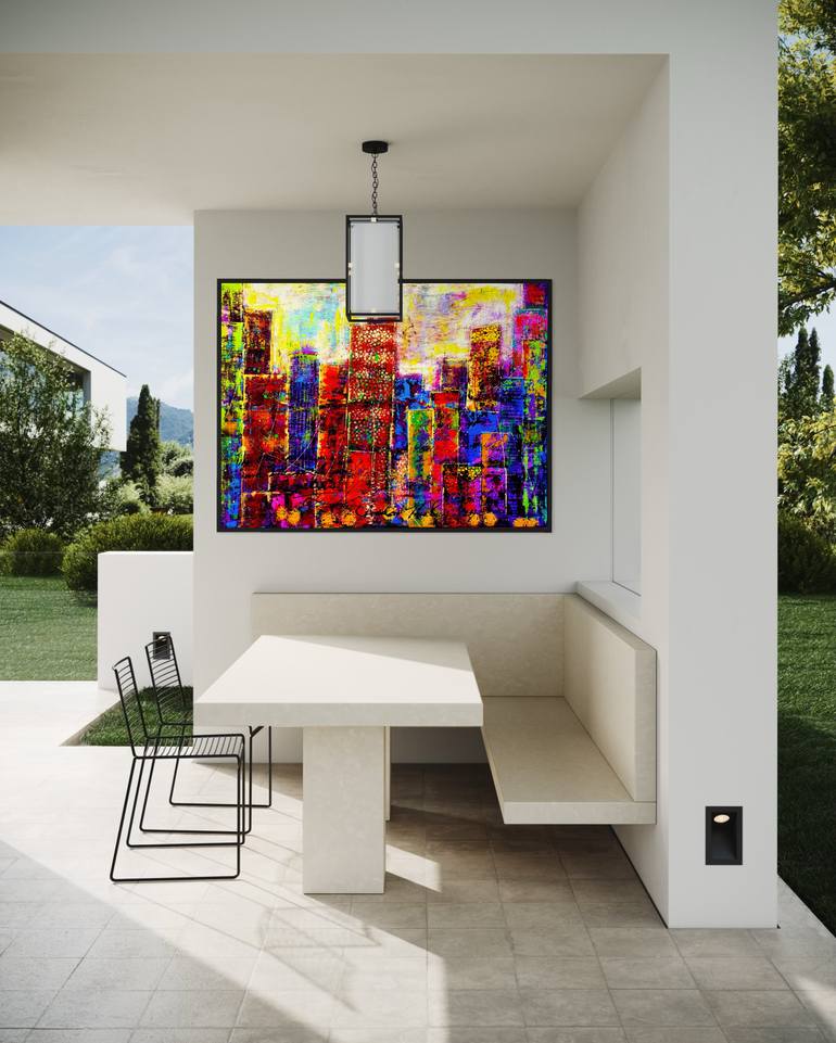 Original Abstract Expressionism Abstract Painting by Aedan Hanley