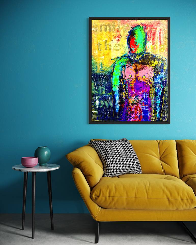 Original Abstract Expressionism Abstract Painting by Aedan Hanley