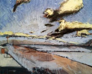 Original Expressionism Seascape Paintings by tom irizarry