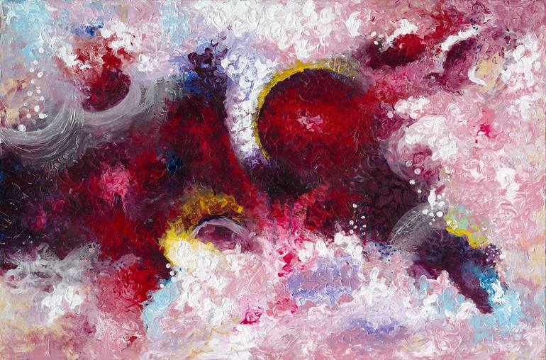 Original Abstract Expressionism Abstract Paintings by Hoda Elgabali