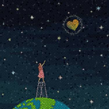 Original Digital Art Love Digital by Ajinkya Madhusudan Naik