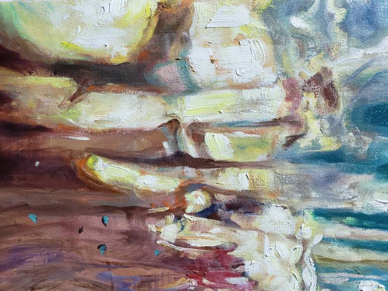 Original Realism Women Painting by Noguerasart Shop