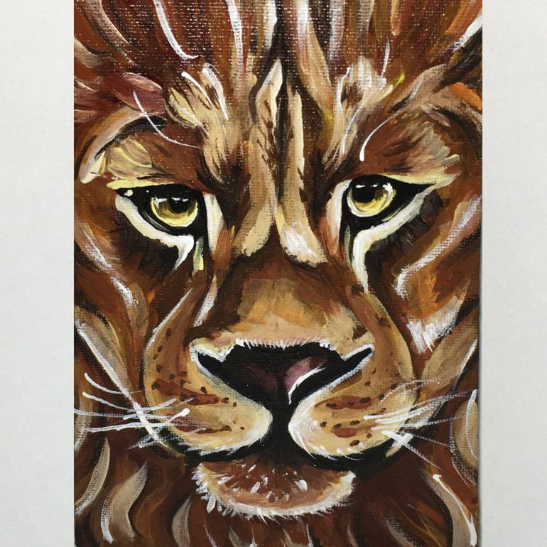 Original Realism Animal Painting by Rad Kuzma