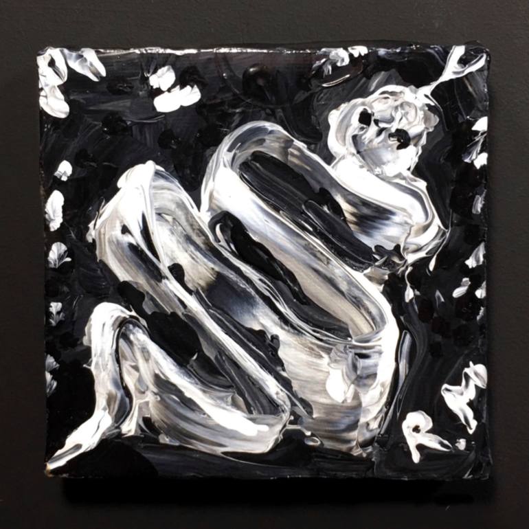 Original Abstract Animal Painting by Rad Kuzma