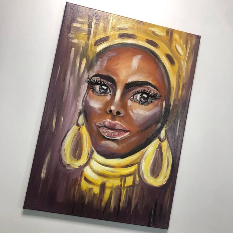 Original Conceptual Women Painting by Rad Kuzma
