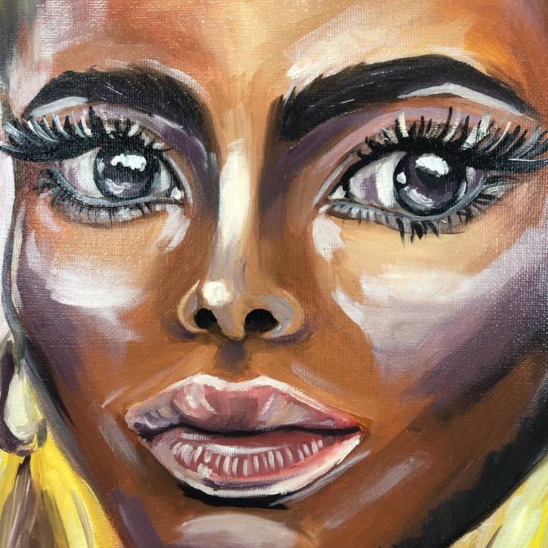 Original Conceptual Women Painting by Rad Kuzma