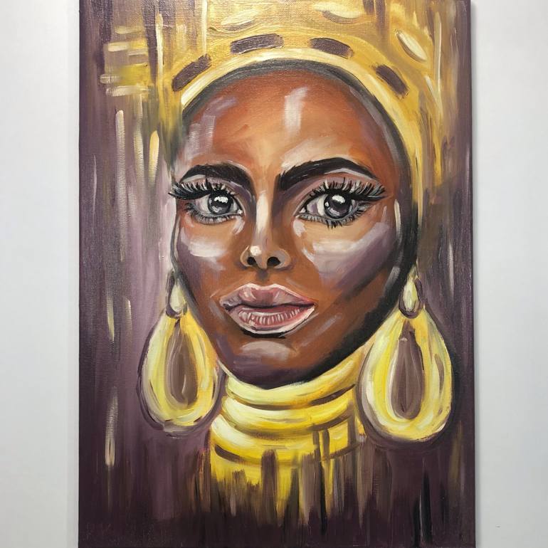Original Conceptual Women Painting by Rad Kuzma