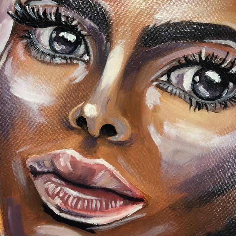 Original Conceptual Women Painting by Rad Kuzma