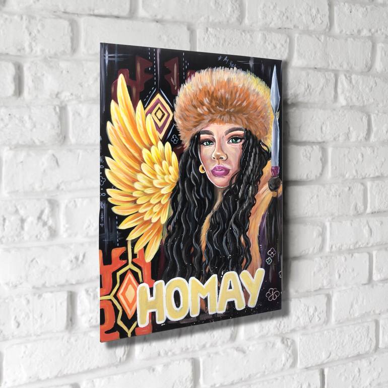 Original Pop Art Pop Culture/Celebrity Painting by Rad Kuzma