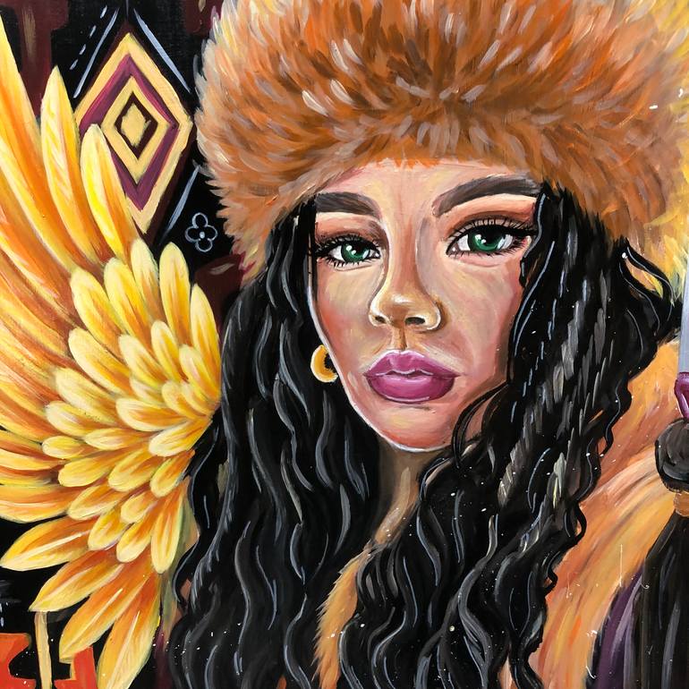 Original Pop Art Pop Culture/Celebrity Painting by Rad Kuzma