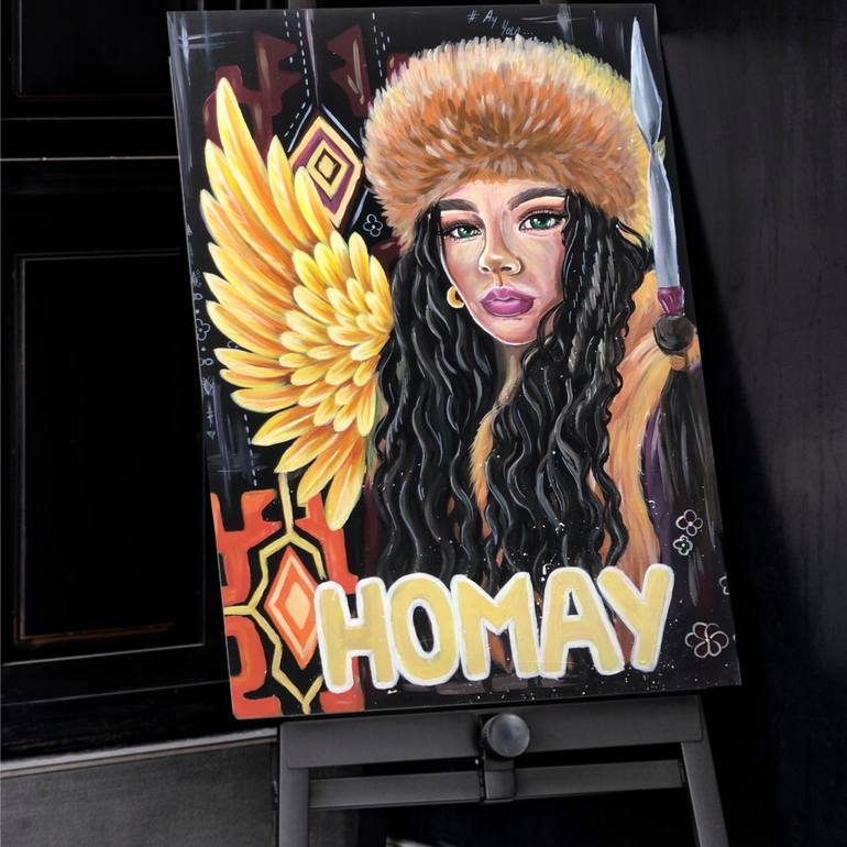 Original Pop Art Pop Culture/Celebrity Painting by Rad Kuzma