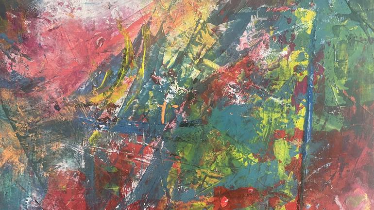 Original Abstract Painting by Christine Fröbel