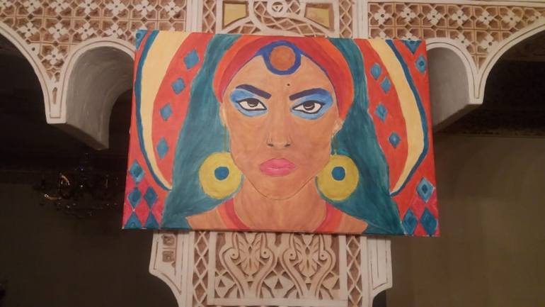 Original Illustration Women Painting by Mehdi Ragani