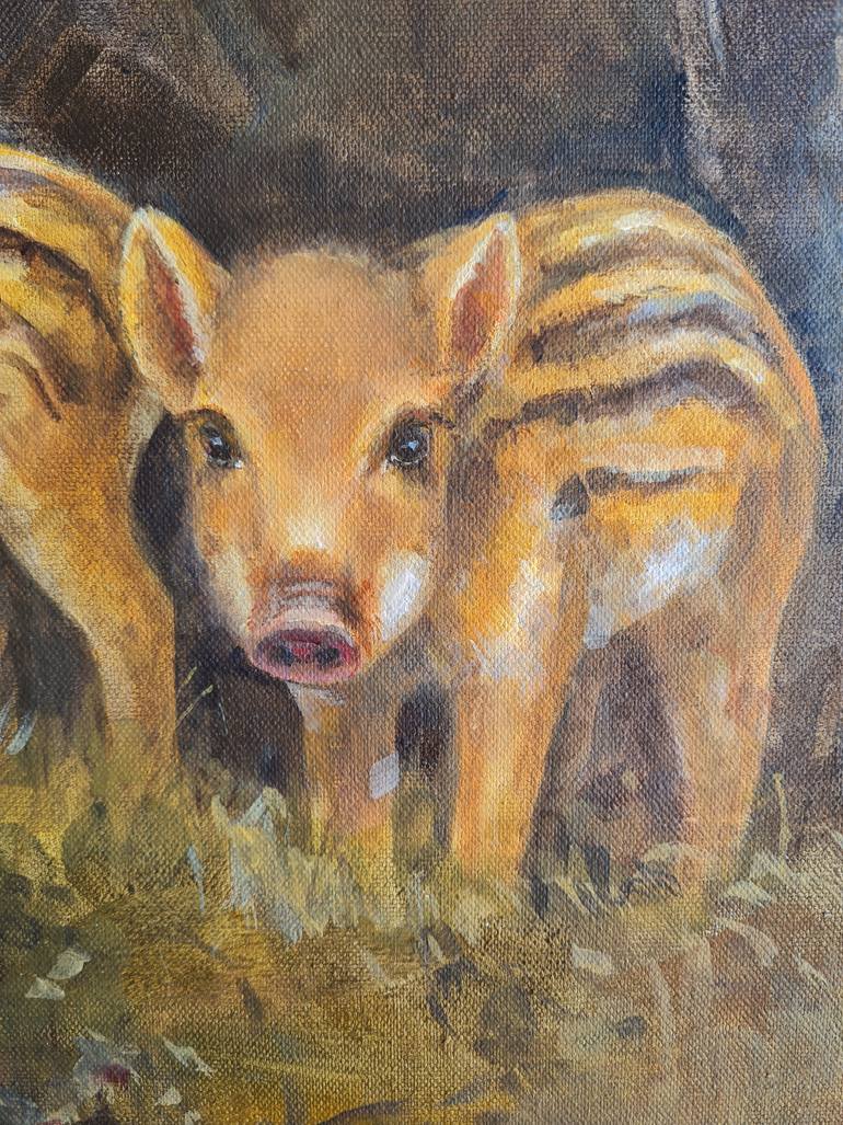 Original Modernism Animal Painting by Olga Denamur Filippova