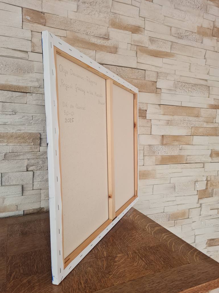 Original Figurative Horse Painting by Olga Denamur Filippova